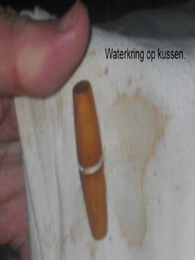 water vlek verwijderen (voor Safeclean behandeling)l